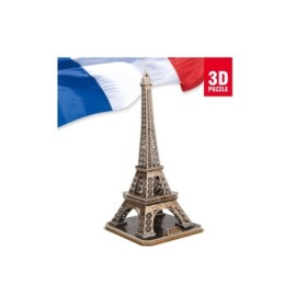 Marile Arhitecturi ale lumii Puzzle 3D Turnul Eiffel nivel complex 84 piese